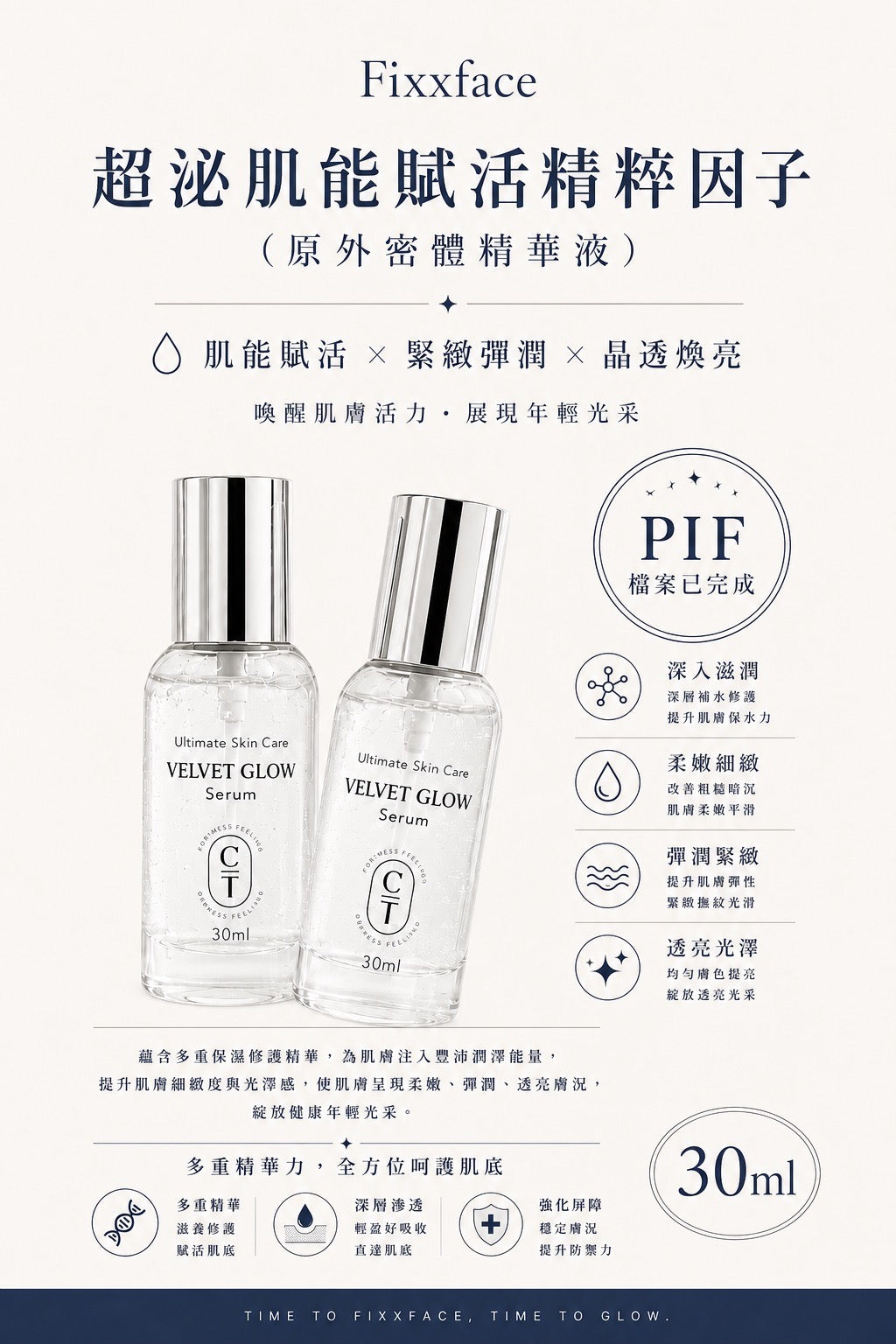 超外泌體 ×麗珠蘭賦活修護精華液